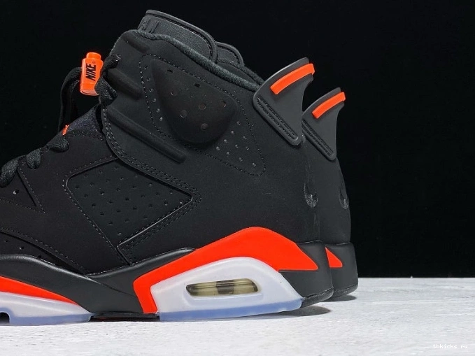 Rep TB Air Black Infrared Retro Jordan 6 384664-060 OG 0816